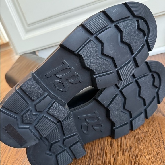 $550 PAUL GREEN Osborne Over the Knee Boot LEATHER CHUNKY BLACK - Picture 11 of 11